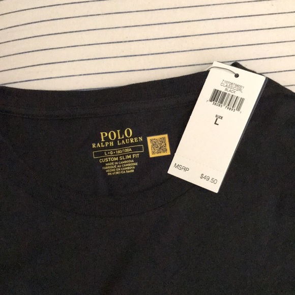 Polo Ralph Lauren long sleeve T-shirt black - Picture 2 of 3